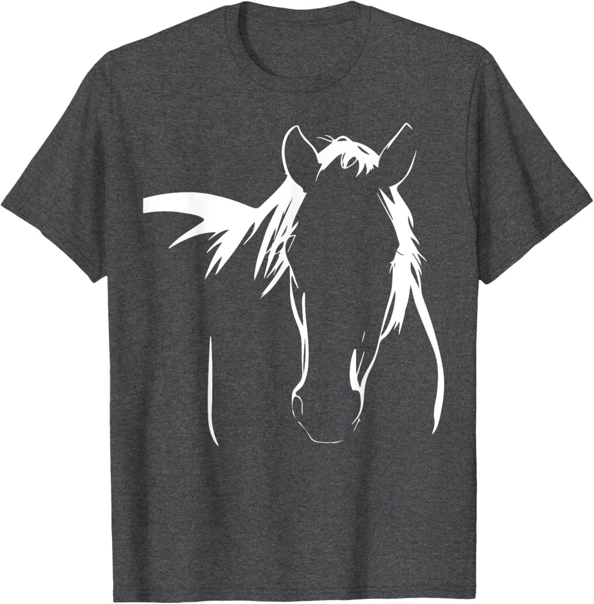 Elegant Horse Silhouette Graphic Art Design for Horse Lovers Unisex