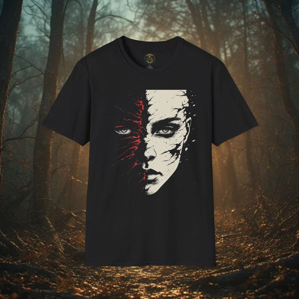 Split Face Portrait | Half Woman Unisex