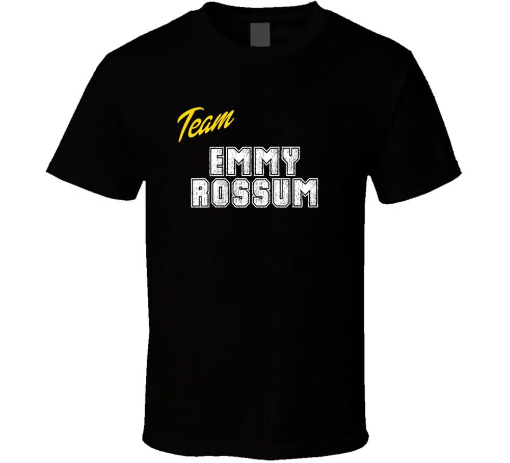 Team Emmy Rossum Action Movie Star Actor Fan T Shirt Unisex