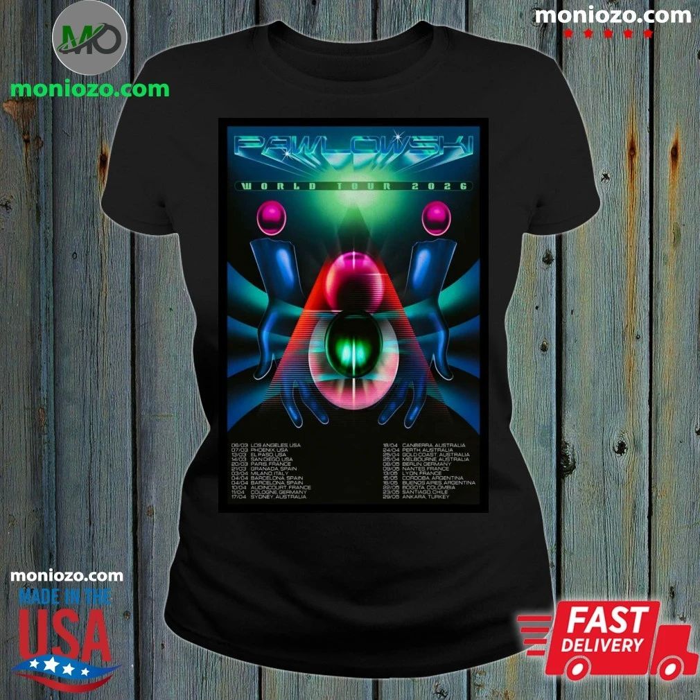 Original Pawlowski World Tour 2026 Poster Unisex