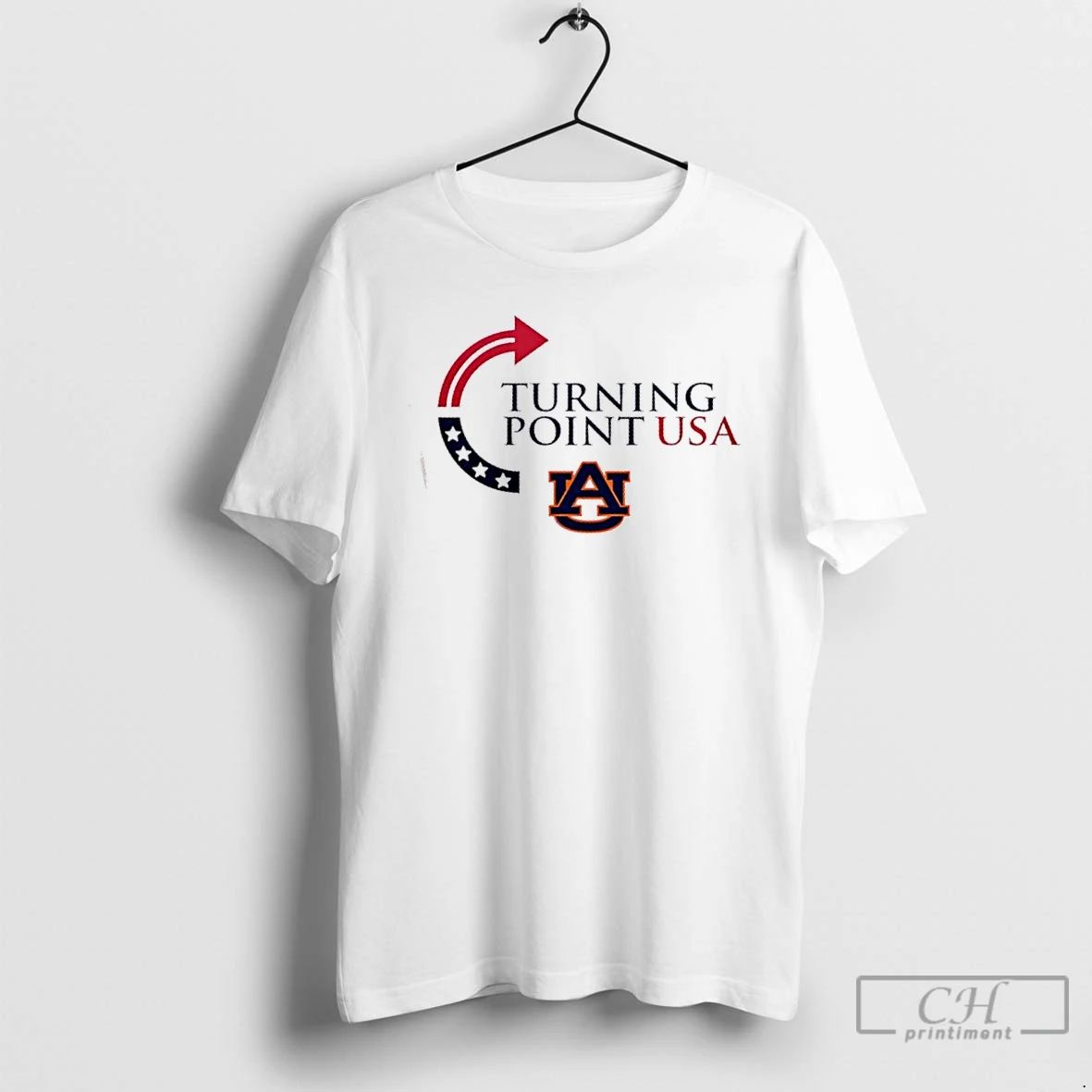 Premium Auburn Tigers X Freedom Turning Point Usa Charlie Kirk 2 Sided T Shirts Unisex