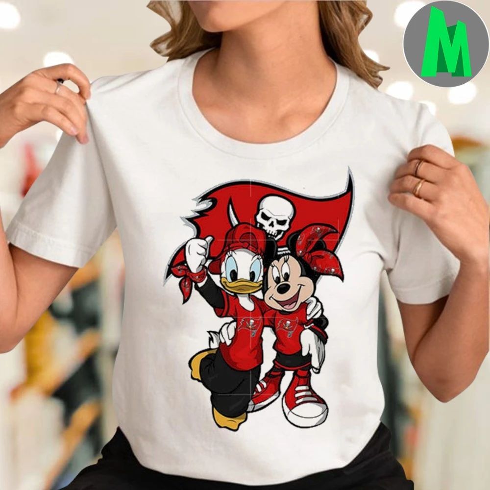 Daisy Minnie Tampa Bay Buccaneers Logo 2025 Shirt Unisex