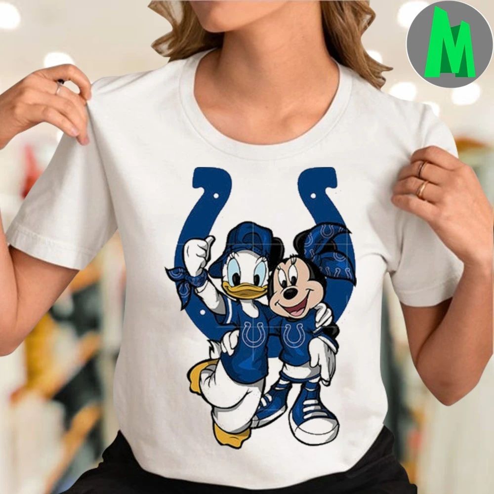 Daisy Minnie Indianapolis Colts Logo 2025 Shirt Unisex