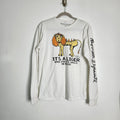 Napoleon Dynamite Liger Long Sleeve Unisex Medium White Graphic Tee Unisex