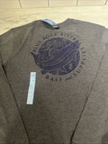 IZOD Men's Saltwater Soft Wash Long Sleeve Large Graphic Fish Bait Unisex