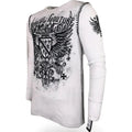 XTREME COUTURE by AFFLICTION Men's Long Sleeve White Thermal Tee S-4XL Unisex