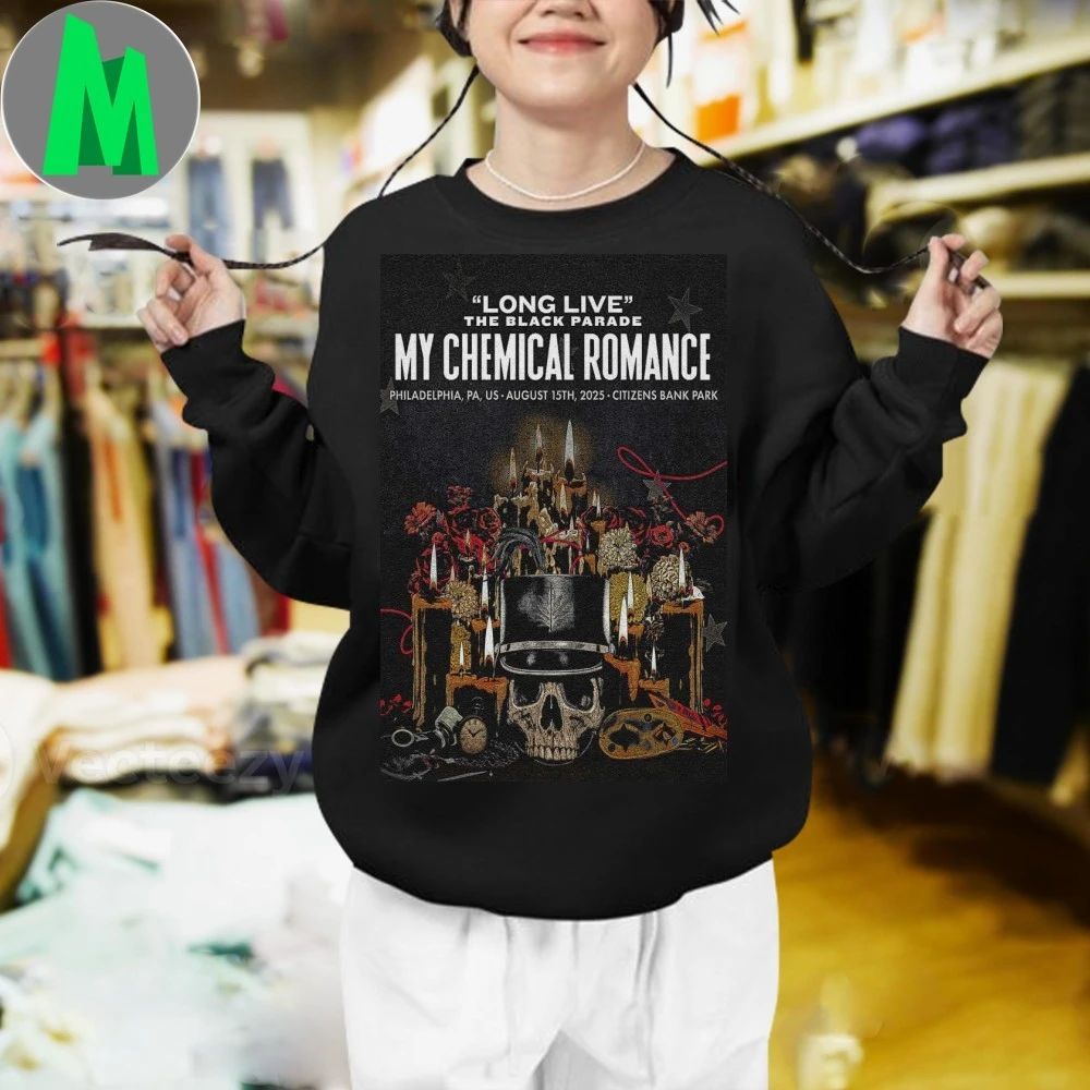 Original Citizens Bank Park 2025 in Philadelphia My Chemical Romance Poster Unisex