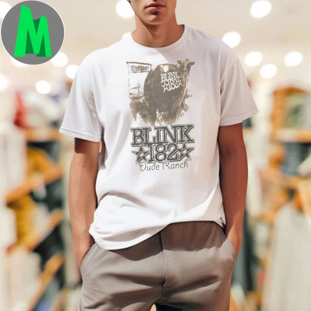 Original Blink 182 Merch Blink-182 Dude Ranch Shirt Unisex