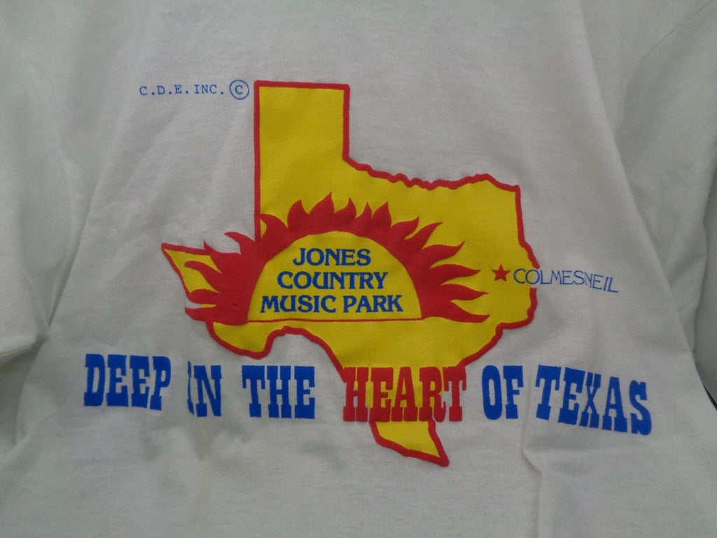 Vintage 80's Rare George Jones Jones Country T Shirt M-or-3X Unisex