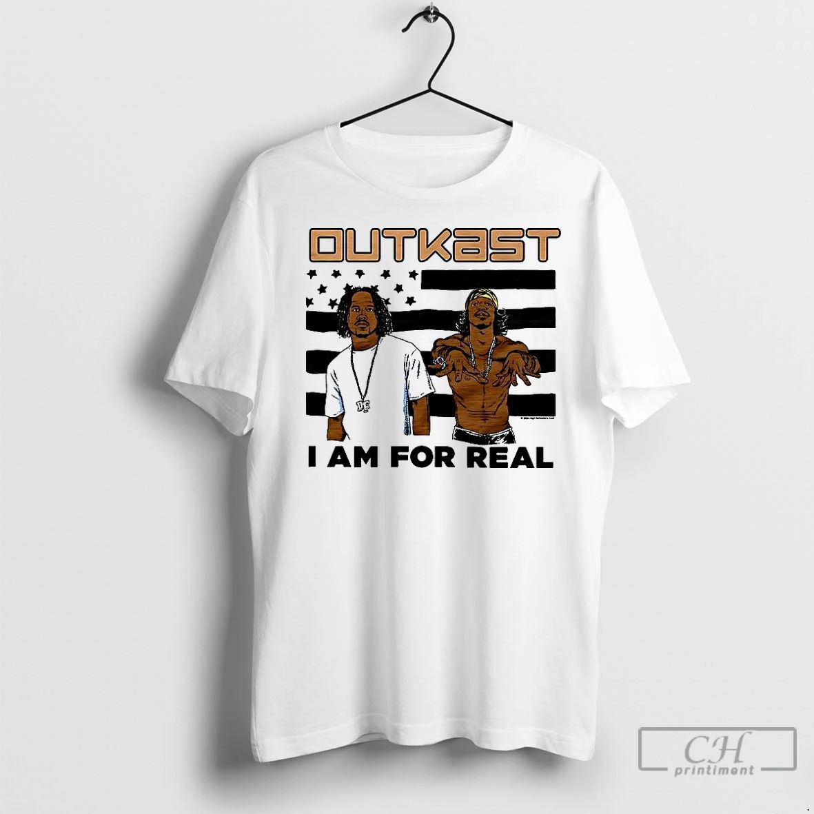 Classic Outkast I Am For Real Flag Comic Unisex