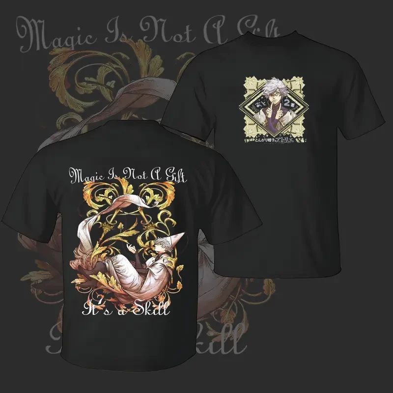 Anime Wizard Magic Shirt Gothic Fantasy Graphic Tee Men Unisex