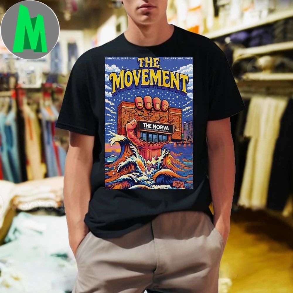 The Movement Norfolk Virginia Jan 31 2026 Poster Unisex