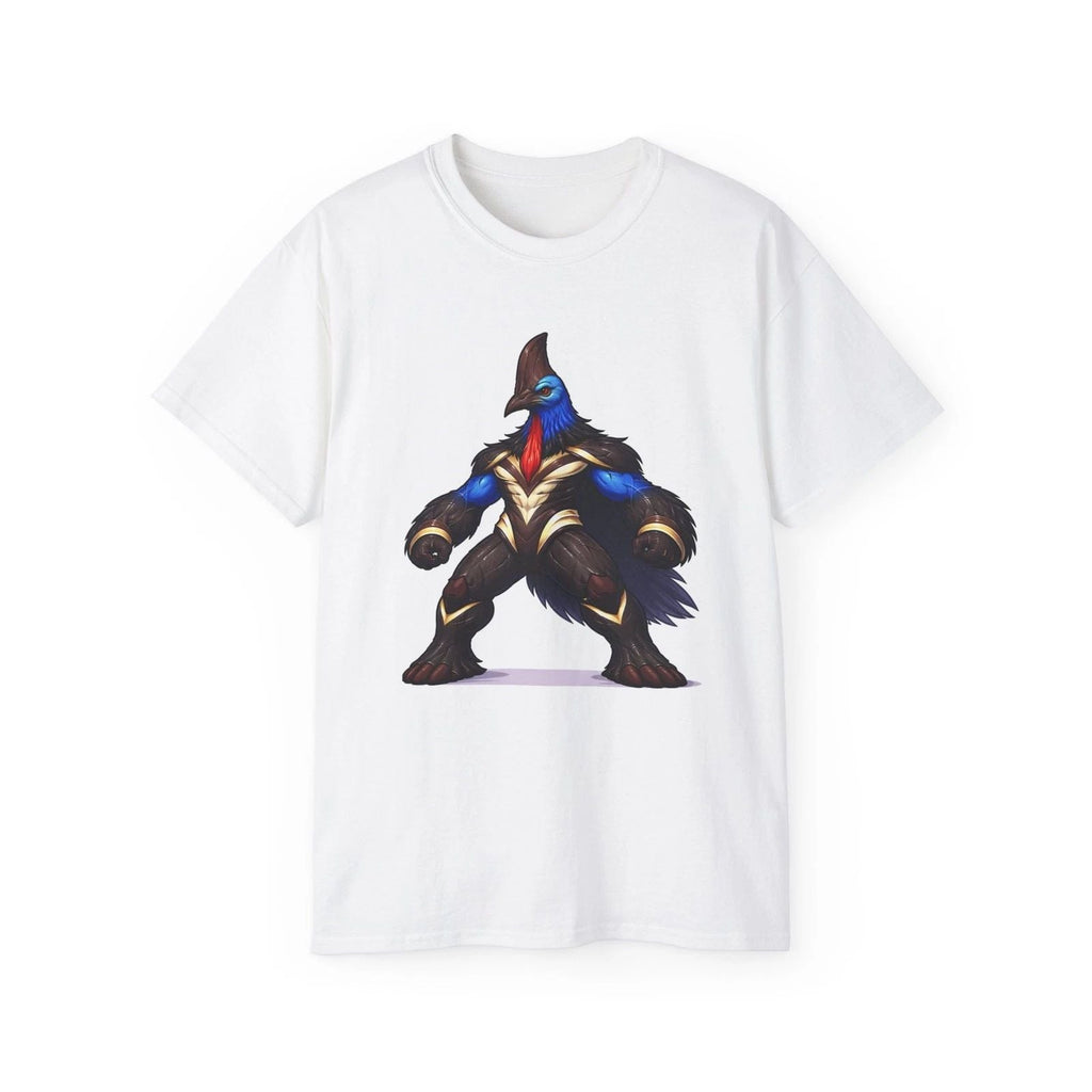 Armored Warrior Tee | Fantasy Bird Creature Illustration Unisex