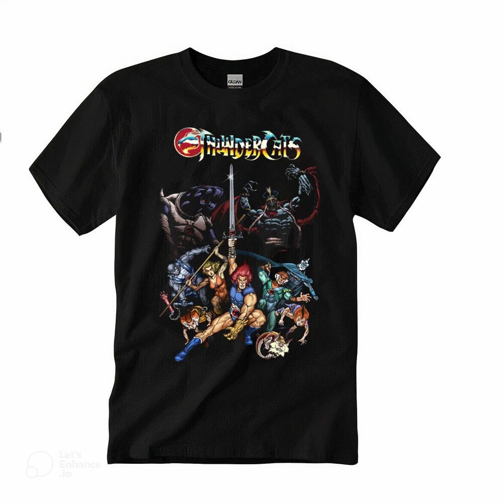 Thundercats Retro Cartoon Men's Black , Unisex Crewneck, Gift For Fan Unisex