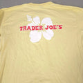 Trader Joes Shirt Mens XL Yellow Hibiscus Flower Long Sleeve Cotton Graphic Tee Unisex