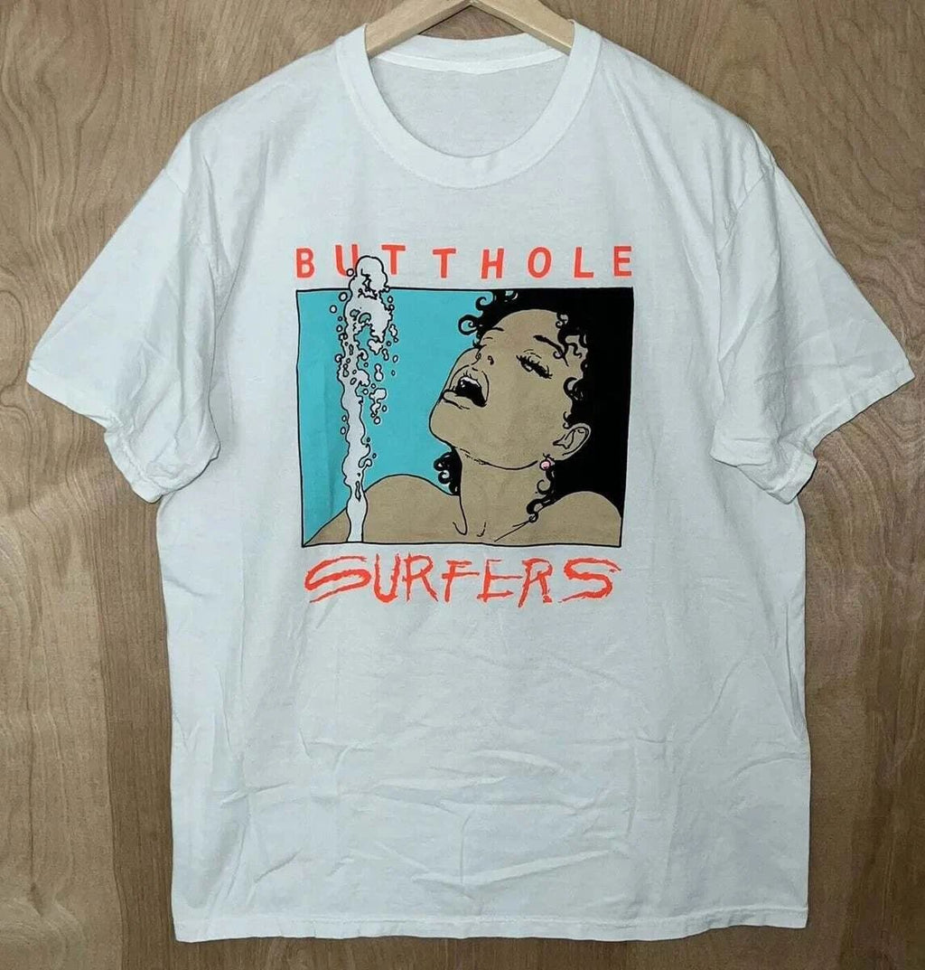 Vtg Butthole Surfers Band For Fans Cotton White Full Size Men Women Shirt Unisex