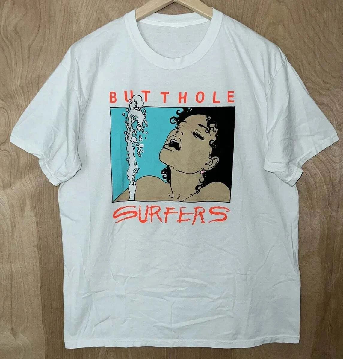 Vtg Butthole Surfers Band For Fans Cotton White Full Size Men Women Shirt Unisex