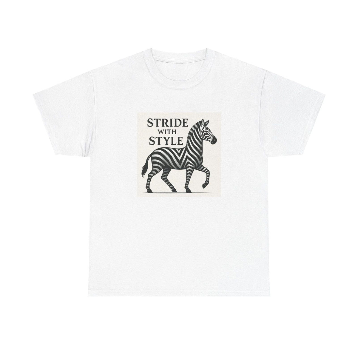 Unisex Adult T Shirt Zigzag Zebra Modern Chic Unisex