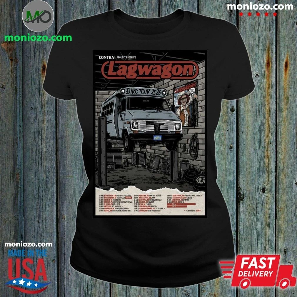Original Lagwagon EU 2026 Tour Poster Shirt Unisex