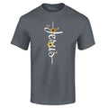 Jesus Script Cross Flowers and Butterflies Religious Shirts Unisex