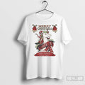 Classic Elegant Christmas Unicorn Scarf Merry Holiday White T Shirts Unisex