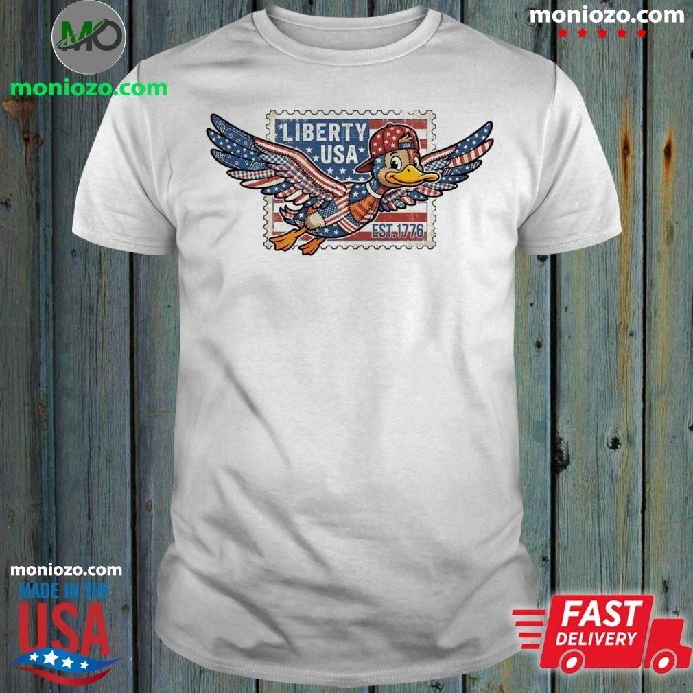 Original Mallard Duck 4th Of July Duck Liberty USA Shirt Unisex