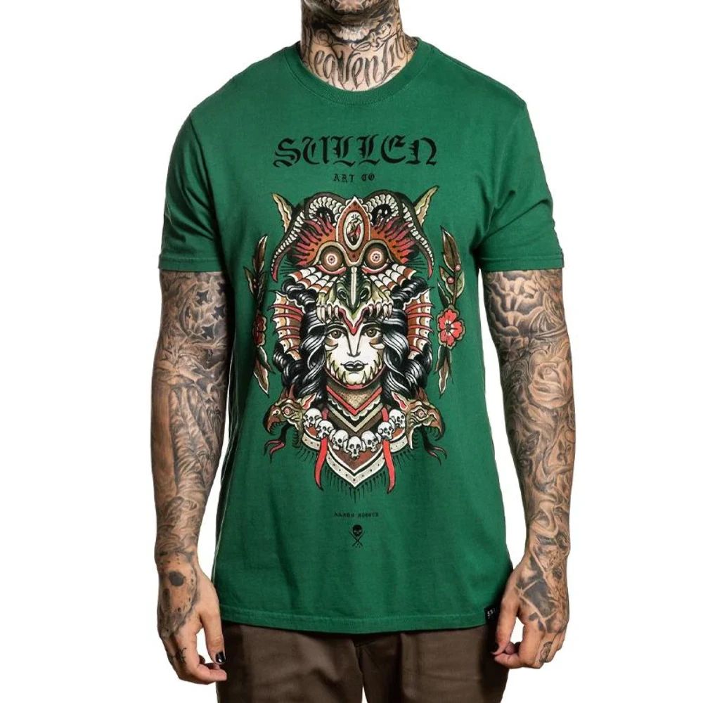 Sullen Art Collective Jade Mermaid Premium Fit Mens Tattoo Art Unisex