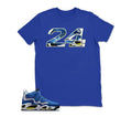 Number 24 Sneaker Shirt To Match Griffey Max 1 Varsity Royal, Griffey Max 1 Vars Unisex