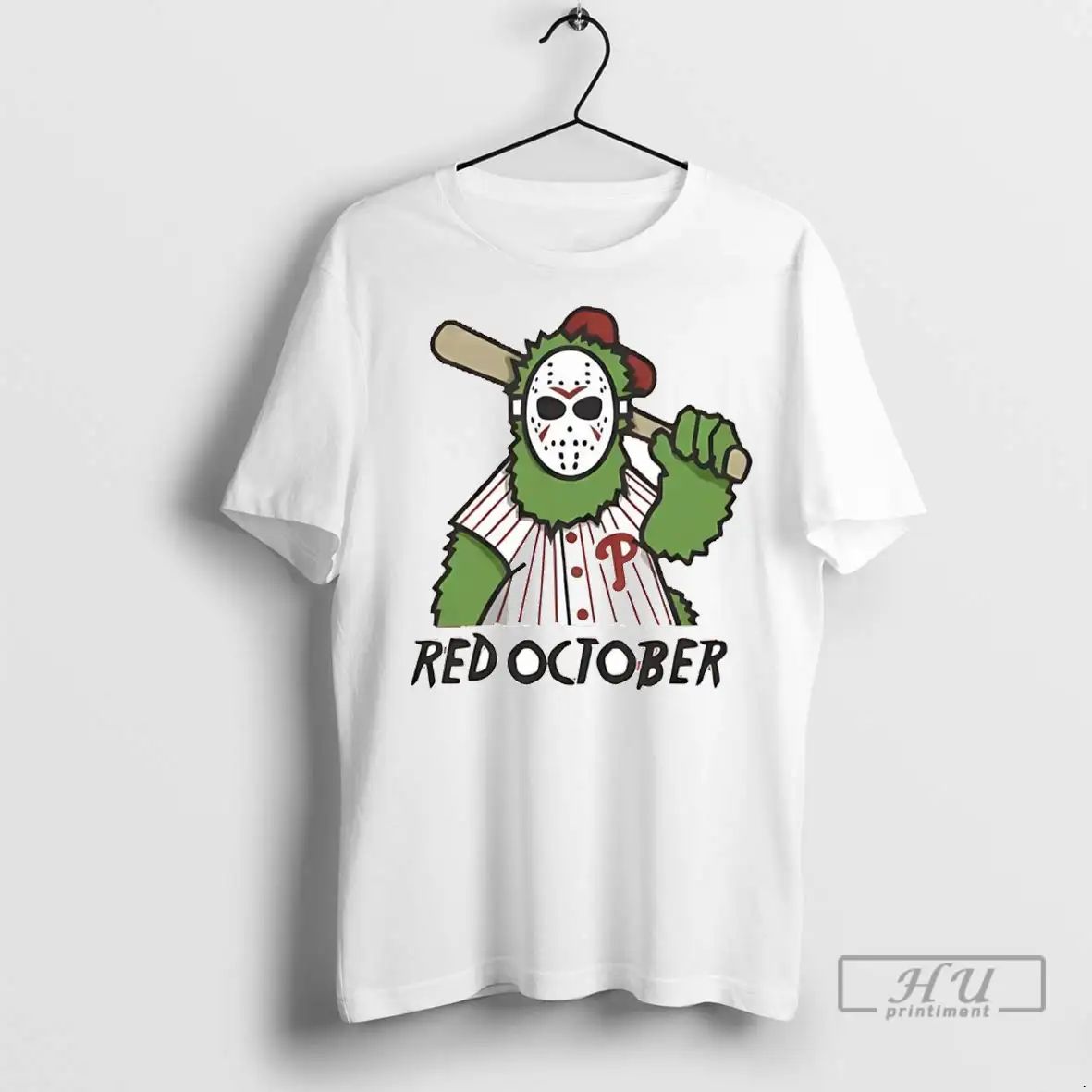 Officials Philadelphia Phillies Phanatic Jason Voorhees Red October T Shirts Unisex