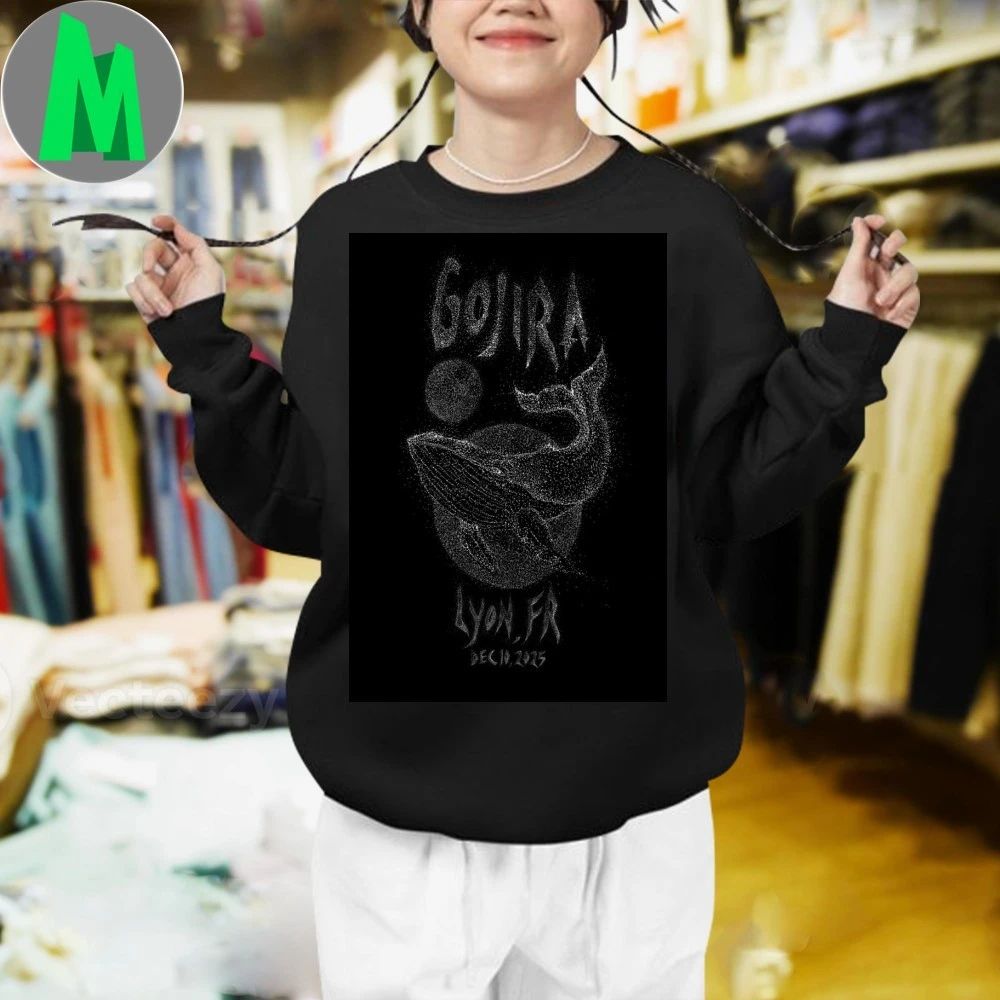 Gojira December 10 2025 At LDLC Arena Show Poster Shirt Unisex