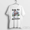 Premium Frosty The Marksman Snowman With Gun Christmas Christmas T Shirts Unisex