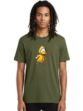 Duck-In-Yellow-Raincoat-4 Mens Graphic Tee, 100% Cotton, Casual Summer Wear Unisex