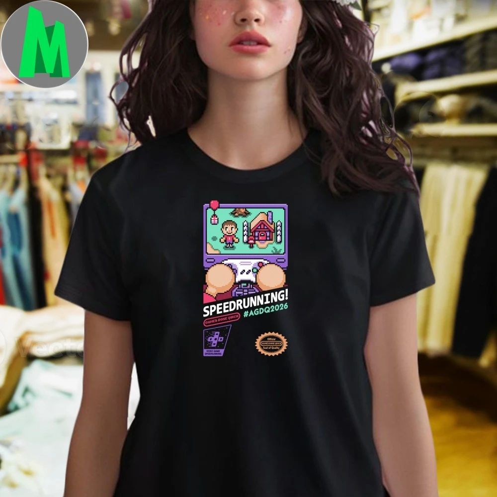 AGDQ Speedrunning Awesome Games Done Quick 2026 Shirt Unisex