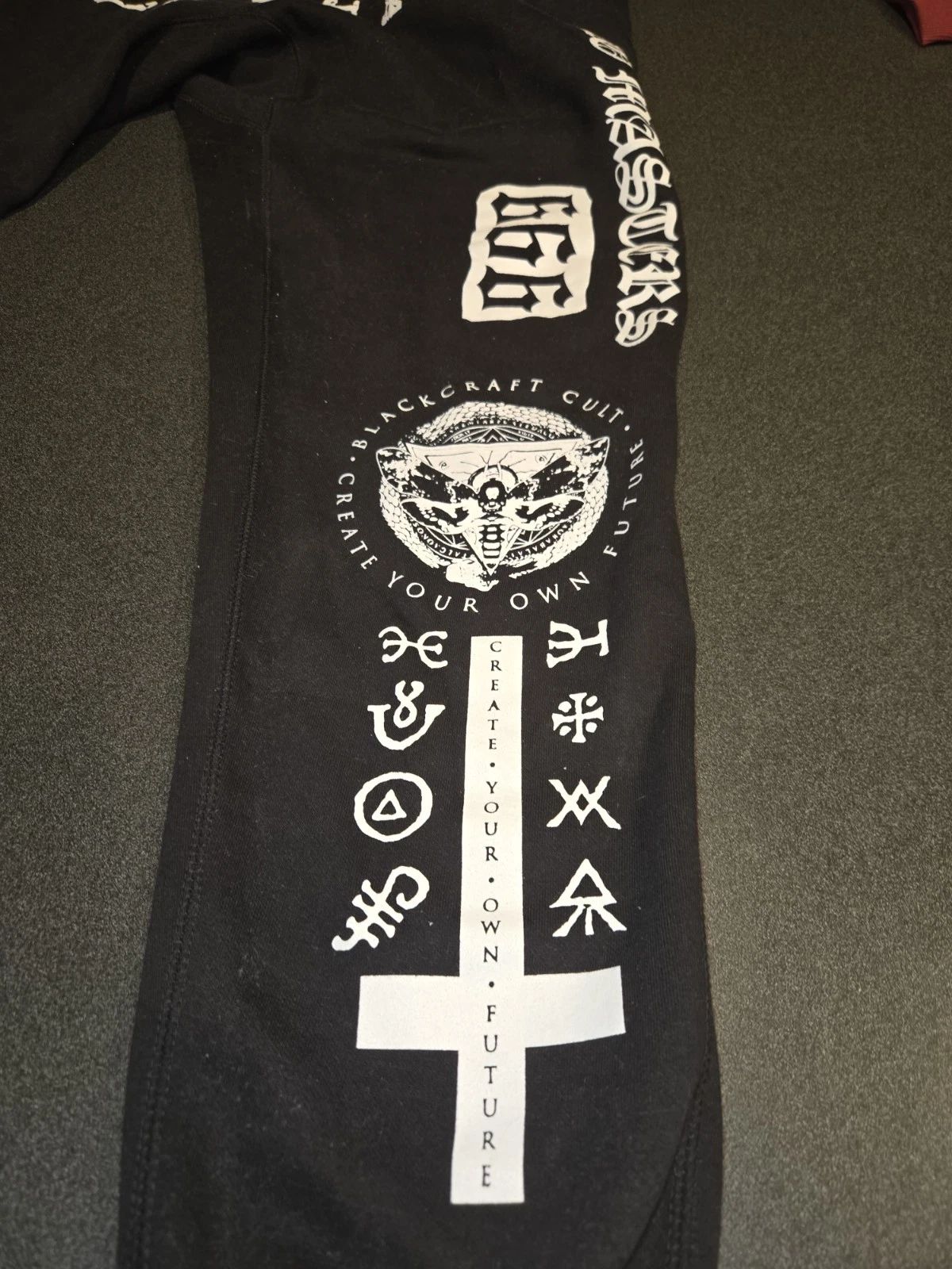 BlackCraft Cult Joggers 3XL Black Graphic Goth Streetwear “Black Crvft” Dead... Unisex