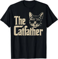 The CatFather Funny Cat Dad Apparel Cat Lover Gifts For Men unisex Unisex