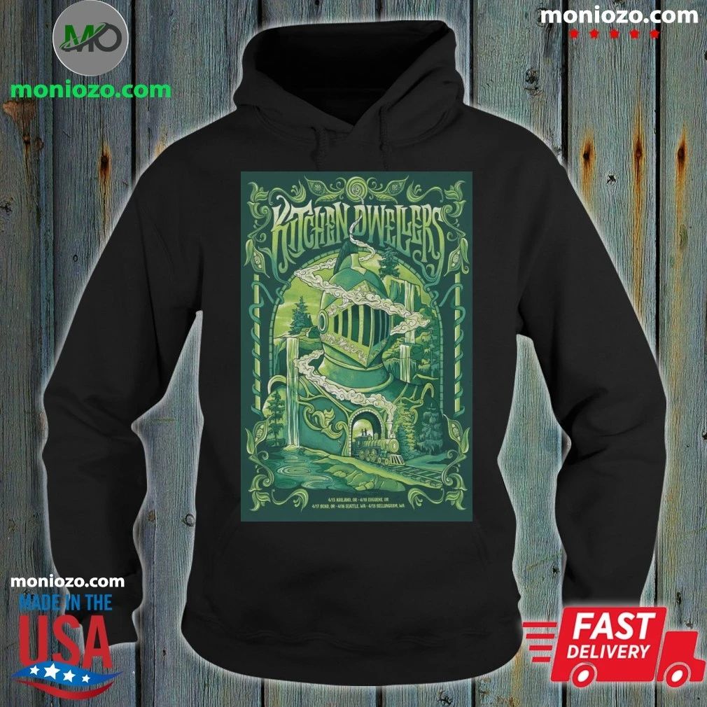 Original Kitchen Dwellers Tour April 2026 Poster Shirt Unisex