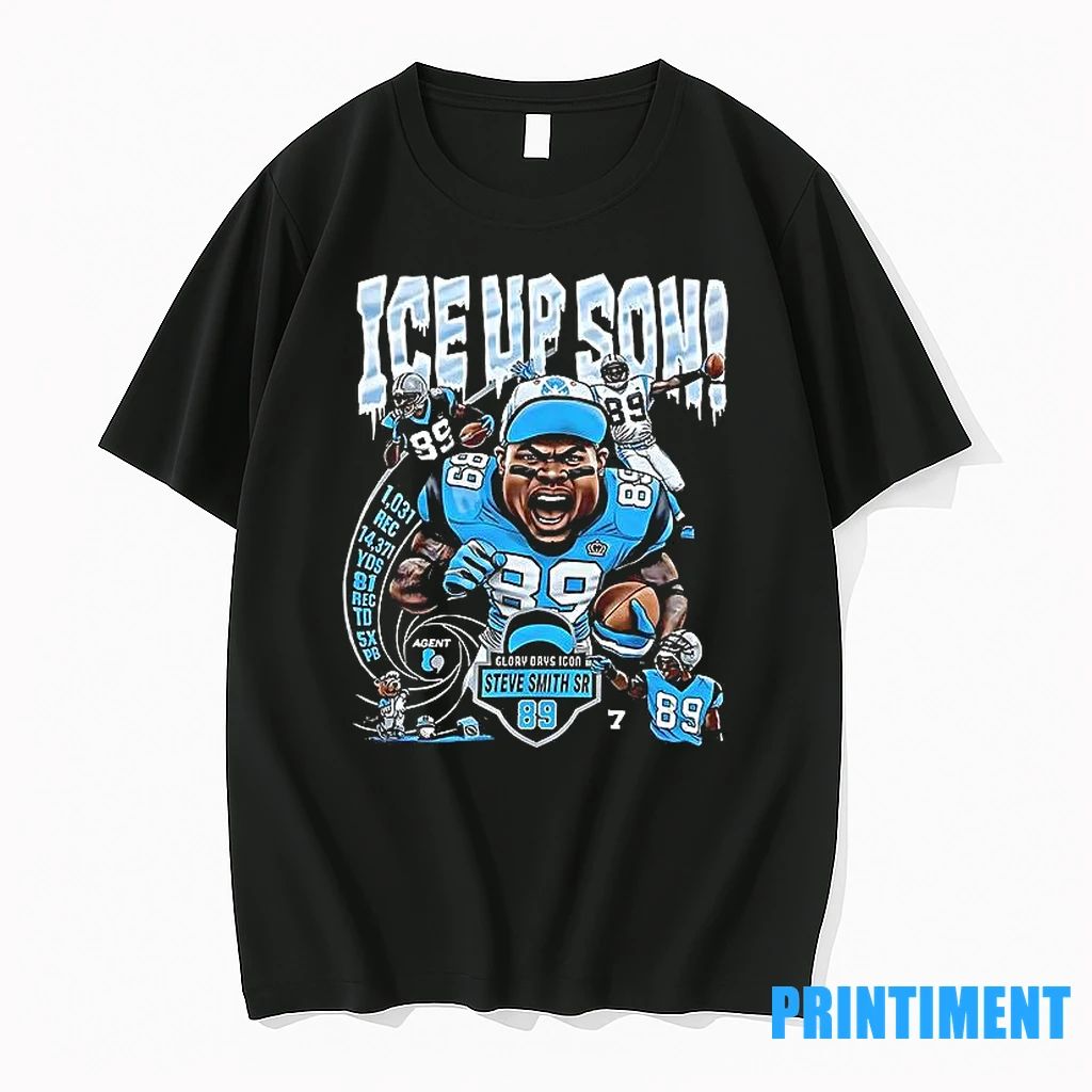 Ice Up Son Steve Smith Sr Carolina Panthers Graphic Tshirts Sweater Unisex