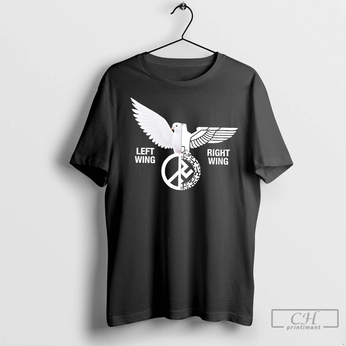 Premium Dove Bird Left Wing Right Wing Logo Unisex