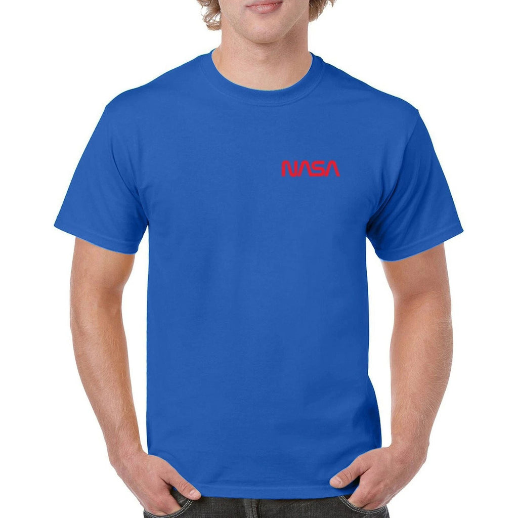 Vintage NASA Logo Crest Space Astronaut Souvenir Emblem Men's Tee Unisex