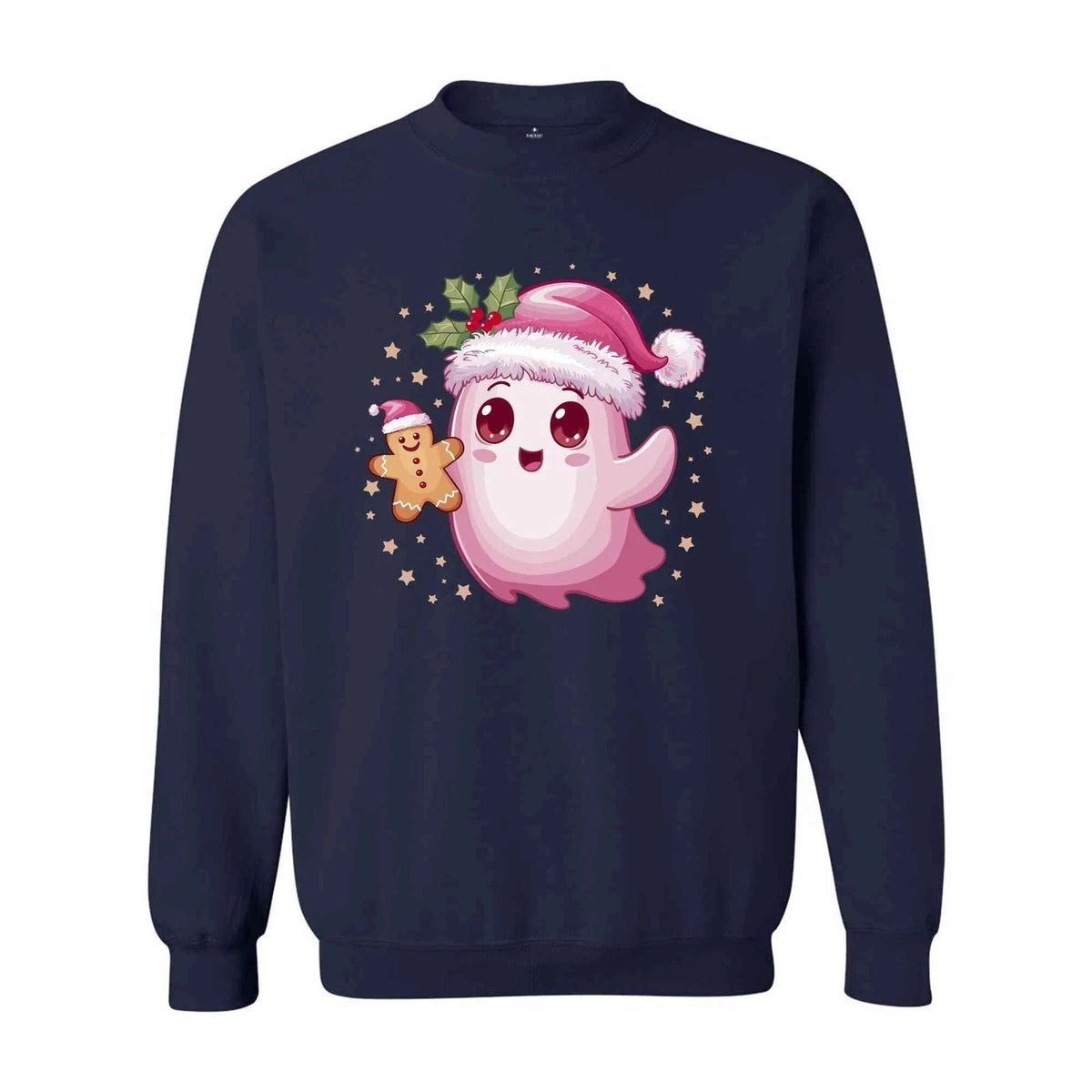 Christmas Cute Cookie Ghost , Christmas Ghost , Gingerbread Unisex