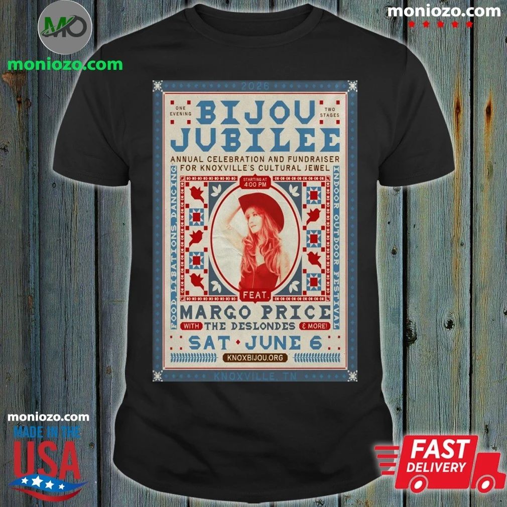 Original Margo Price Bijou Theatre In Knoxville TN June 6 2026 Poster Shirt Unisex