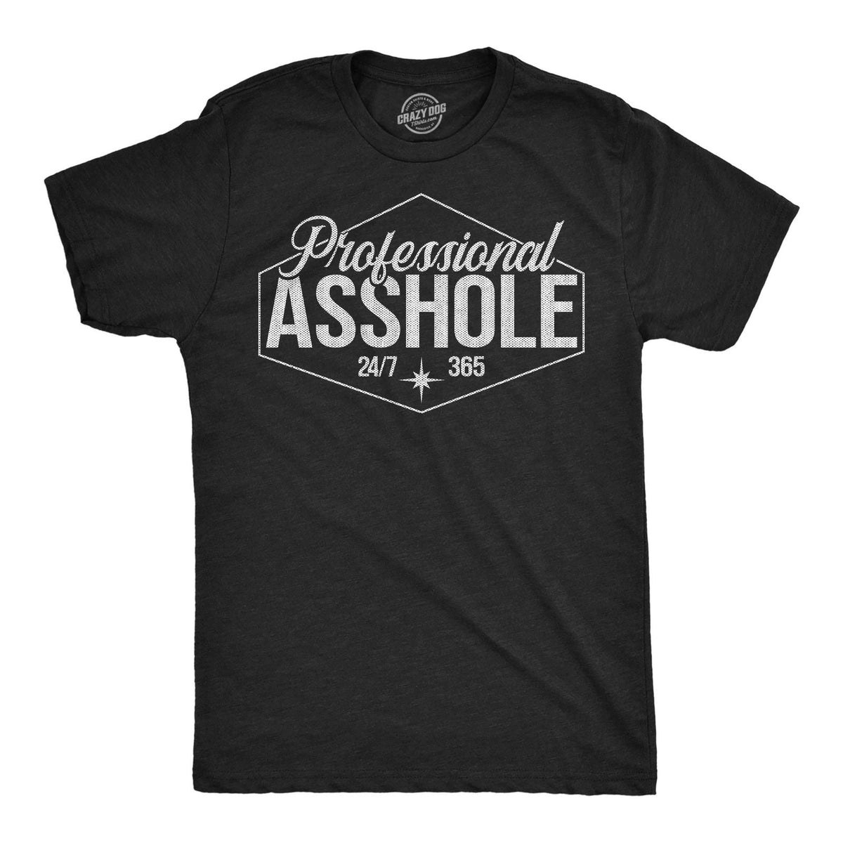 Mens Funny T Shirts Professional Sarcastic Graphic Novelty Tee For Men Unisex