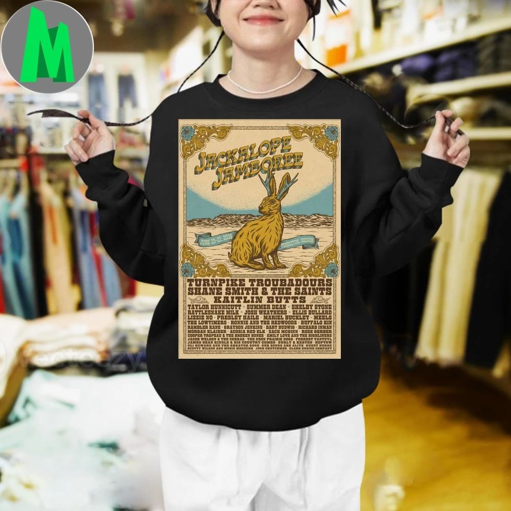 Jackalope Jamboree Pendleton Or Jun 25-27 2026 Poster Shirt Unisex