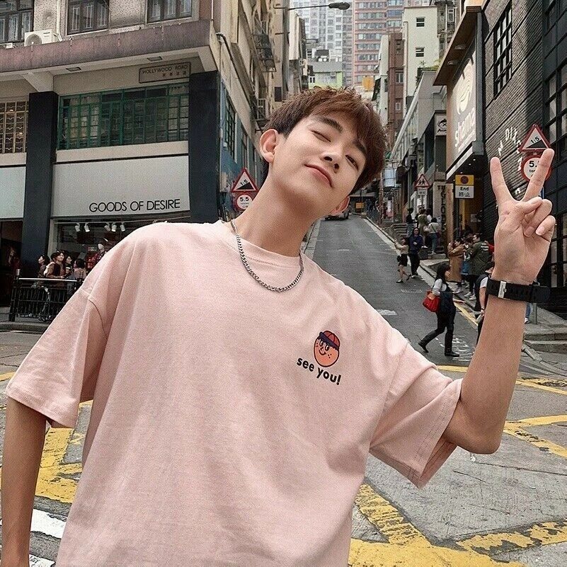 Men Cotton Printed Trendy Art Fashion Cartoon Animated High-quality SHP Unisex