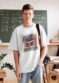 Custom Graphic Never Stop Fighting WH LG Unisex