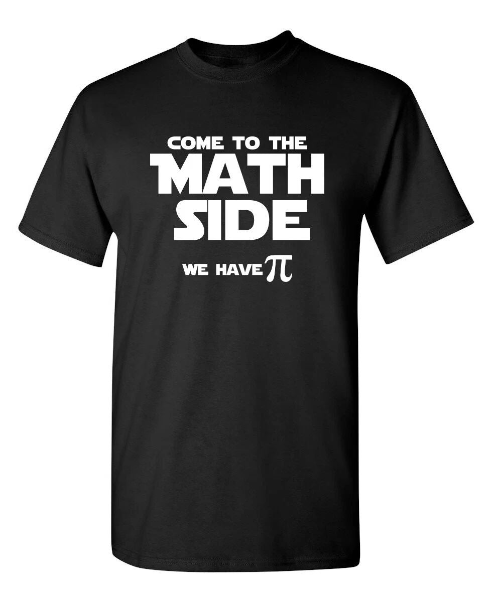 Math Side Sarcastic Humor Graphic Novelty Super Soft Ring Spun Funny T Shirt Unisex