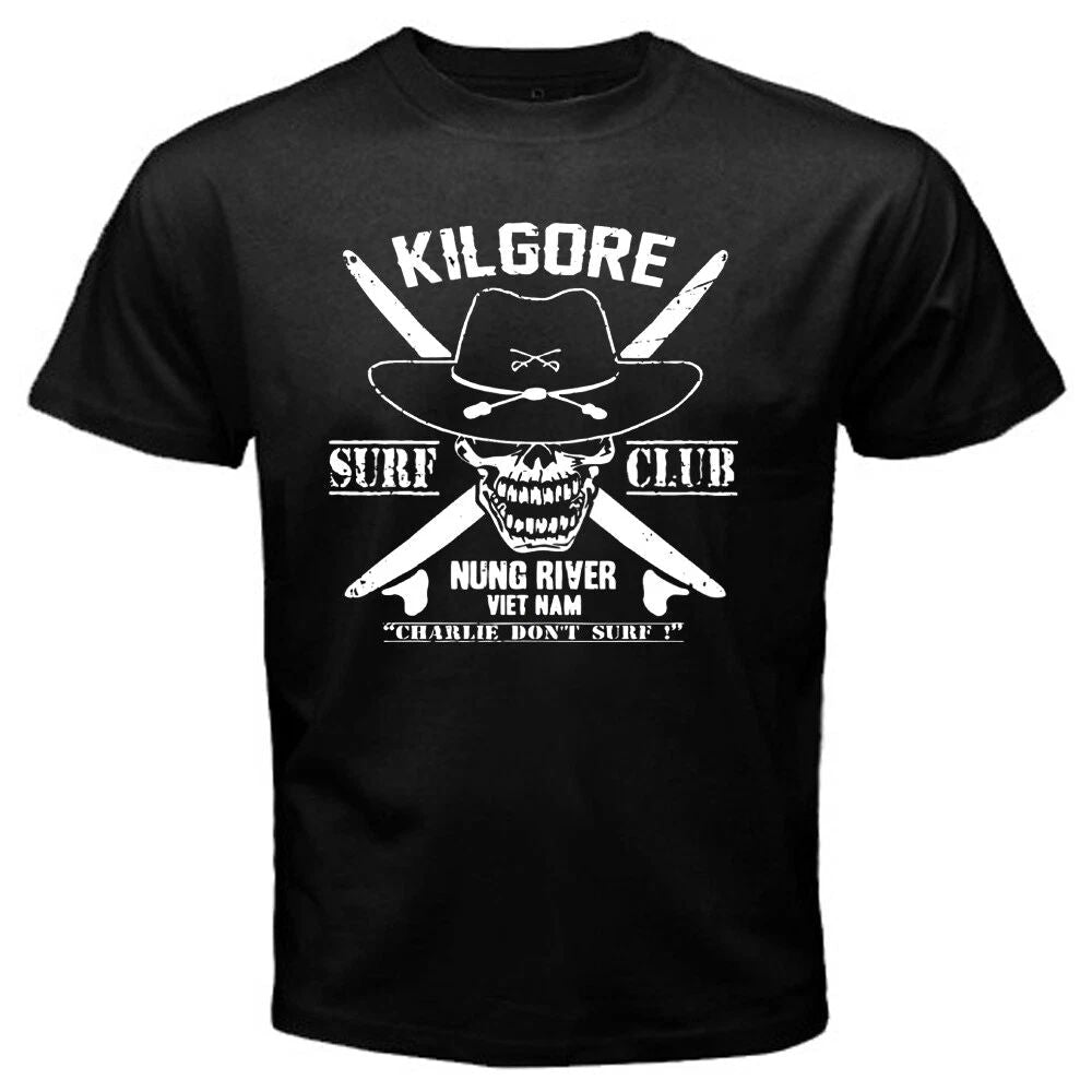 Kilgore Surf Club Apocalypse Now Movie Men's Black Size S to 4XL Unisex