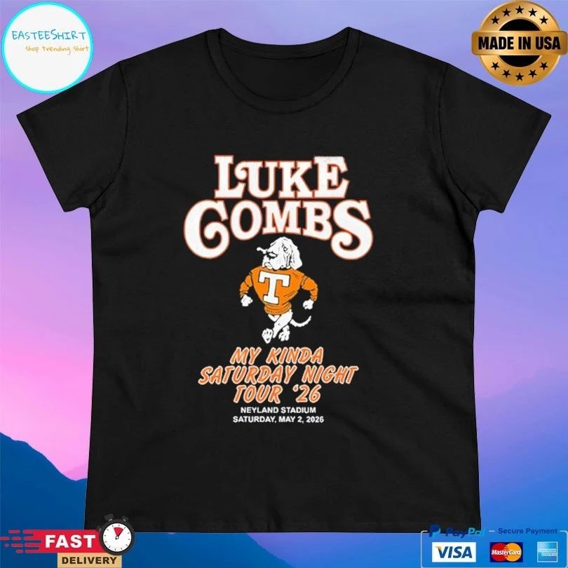 Luke Combs My Kinda Saturday Night Tour 26 Neyland Stadium Saturday May 2 2026 Shirt Unisex