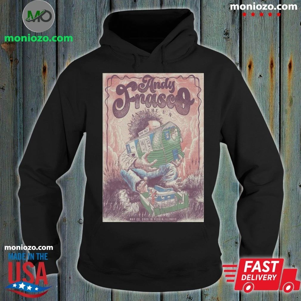 Andy Frasco and The U.N. Concert Tour in Peoria, Illinois 05.22.2026 Poster Shirt Unisex