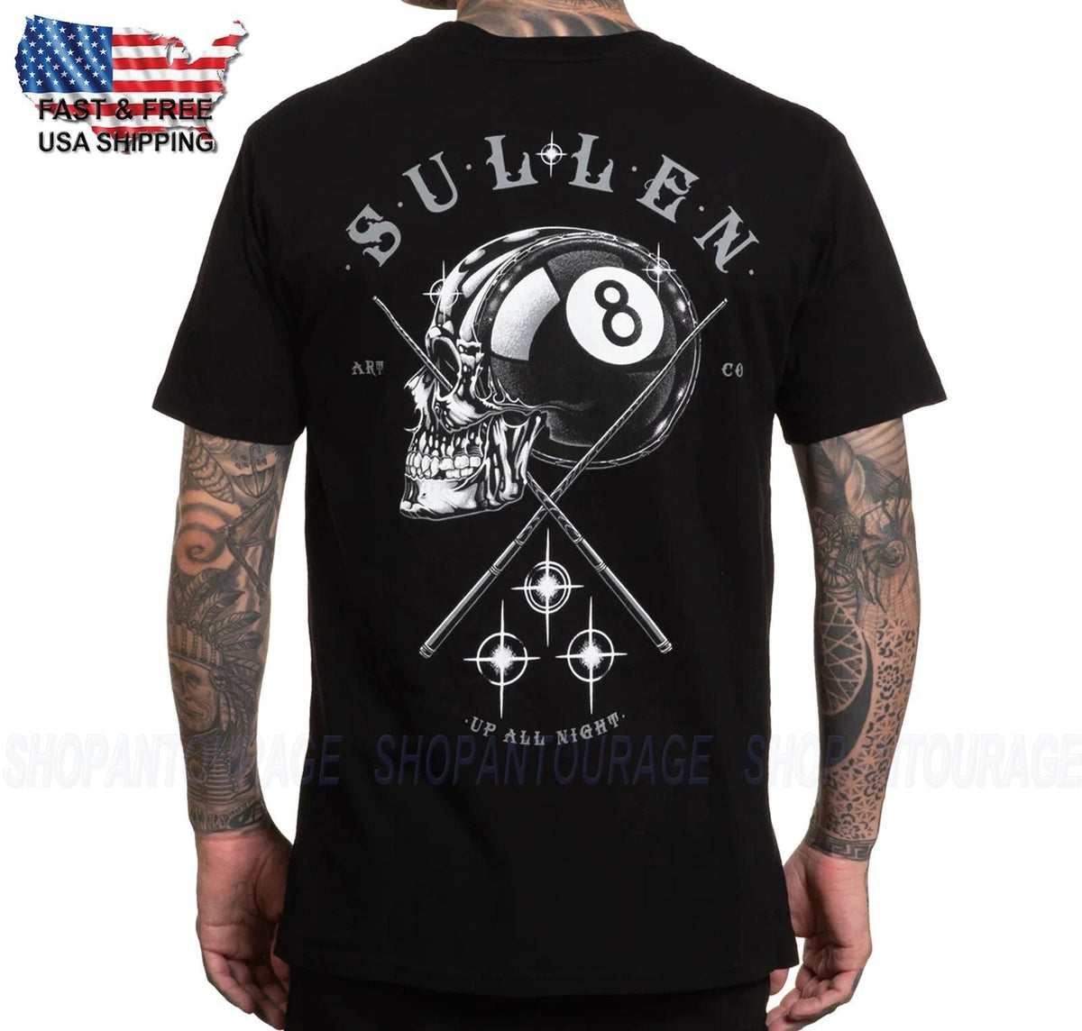 Sullen Art Collective Eightball Premium Fit SCM7085 for Men Unisex